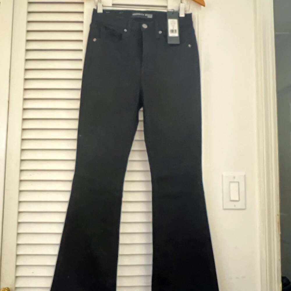 VERONICA BEARD "BEVERLY" SKINNY FLARE BLACK SIZE 28/6 NWT!!